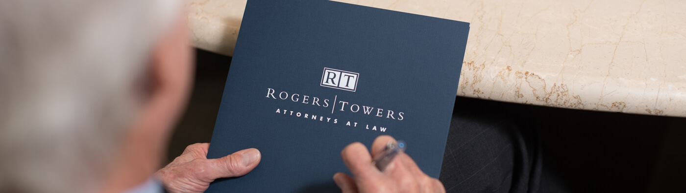 Rogers Towers Announces Three New Shareholders, Rudderman, Tonuzi, and Hill