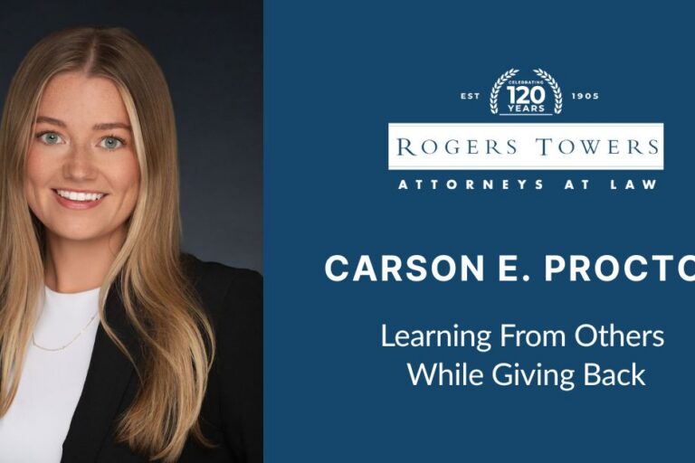 Carson Proctor spotlight website graphic