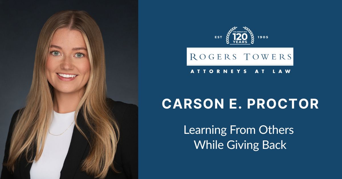 Attorney Spotlight: Carson Elaine Proctor